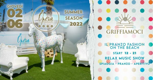 Giovedì glamour all’Opera Riccione con Griffiamoci.