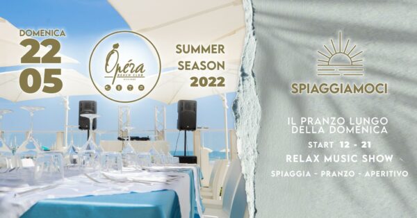 L’Opera Riccione inaugura l’estata con la prima domenica di Spiaggiamoci.
