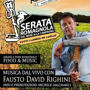 Serate, Feste, Concerti ed Eventi Fausto David Righini