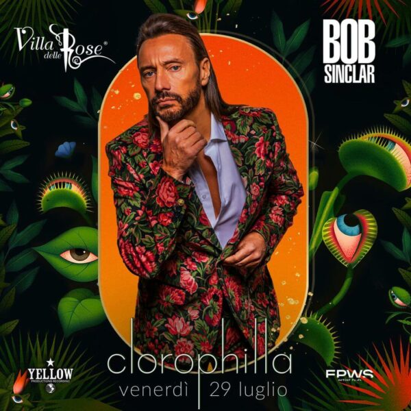 Venerdì martellante alla Villa delle Rose con Bob Sinclar.