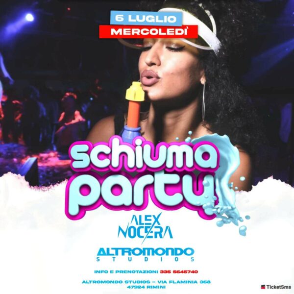 Mercoledì arriva lo Schiuma Party targato Altromondo Studios