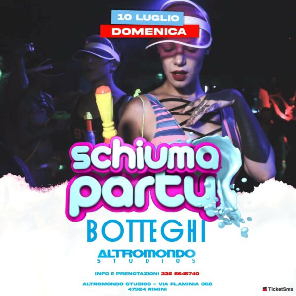 Tutte le domeniche Schiuma Party all’Altromondo Studios