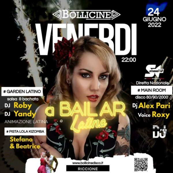 Venerdì di fuoco al Bollicine Riccione con A Bailer