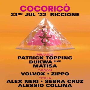 Le super stars Patrick Topping e Dunkwa ti aspettano al Cocorico Riccione.