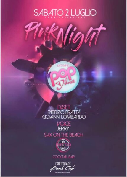 I Pop Deluxe animano il sabato Notte Rosa del Frontemare Rimini