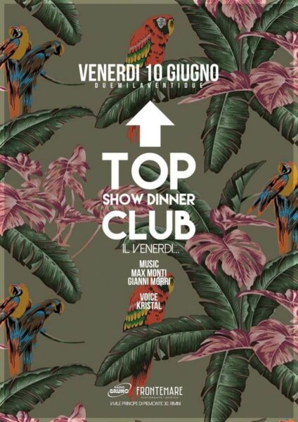 Frontemare Rimini ti aspetta con il nuovo venerdì Top Clubs