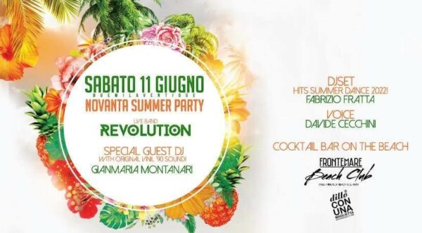 I revolution Band animano il nuovo sabato d’estate del Frontemare Rimini