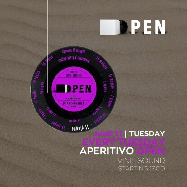 Aperitivo in spiaggia al Bagno 44 Riccione con Ciuffo e Frankie P