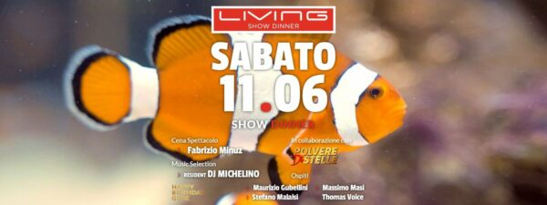 Sabato di grande spettacolo al Living Disco con Fabrizio Minuz
