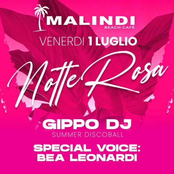 Gippo e Bea animano il venerdì Notte Rosa del Malindi Cattolica