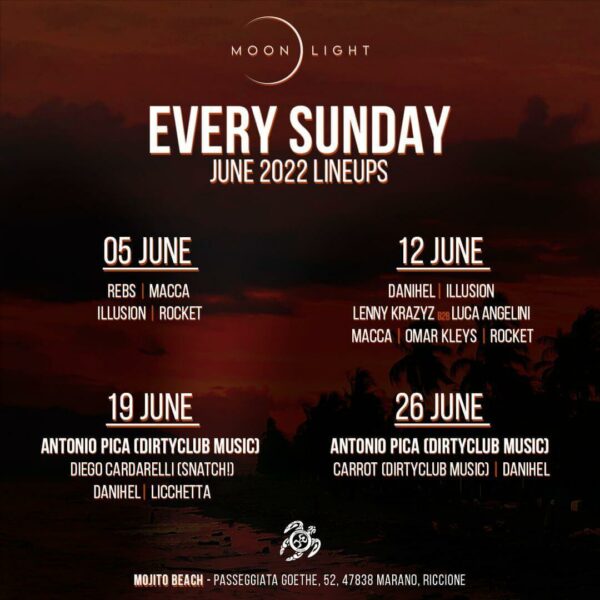 Nuova domenica techno e underground al Mojito Riccione