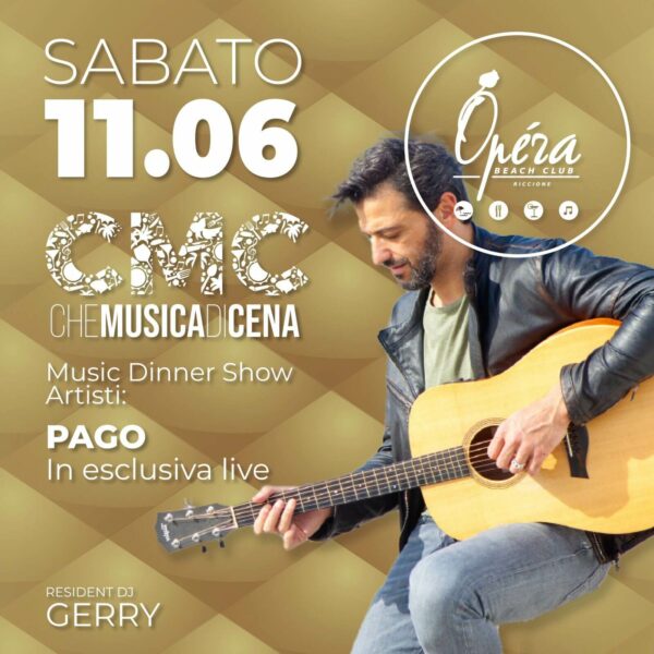 Pago in concerto all’Opera Riccione.