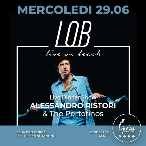 Alessandro Ristori e il rock anni 50 ti aspettano all’Opera Riccione.