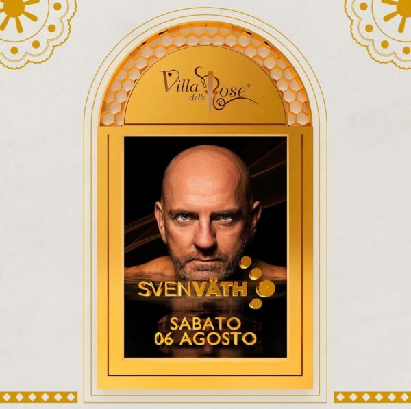 L’estate entra nel vivo alla Villa delle Rose. Sven Vath in consolle.
