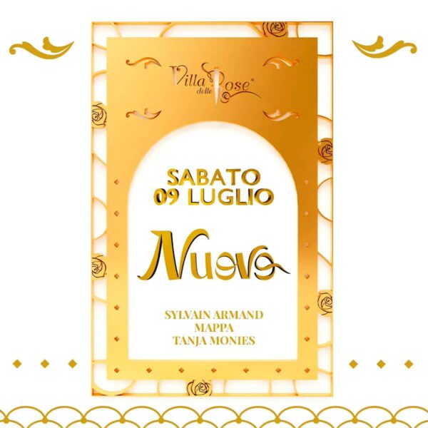 Sylvain Armand si scatena al nuovo sabato alla Villa delle Rose