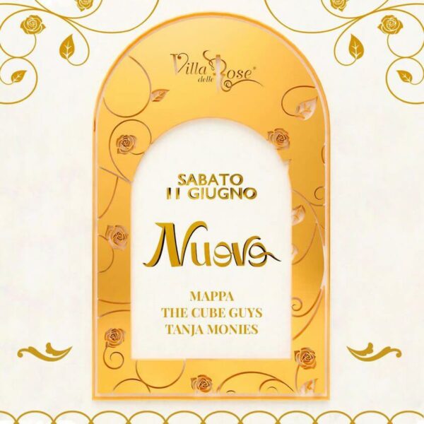 Sabato techno alla Villa delle Rose con The Cube Guys