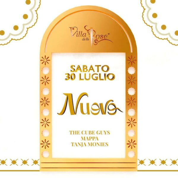 Sabato di tendenza alla Villa delle Rose con The Cube Guys