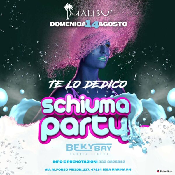 Ferragosto Beky Bay Bellaria con Schiuma Party