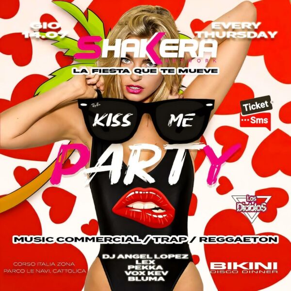 Kiss Me Party ti aspetta al Bikini Cattolica