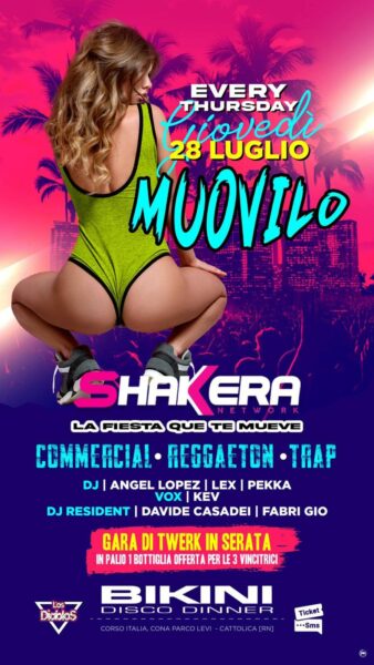 Bikini Cattolica ti aspetta per un nuovo giovedì Shakera