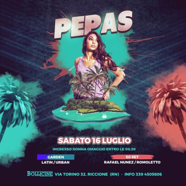 Sabato Pepas con Grancaribe al Bollicine Riccione