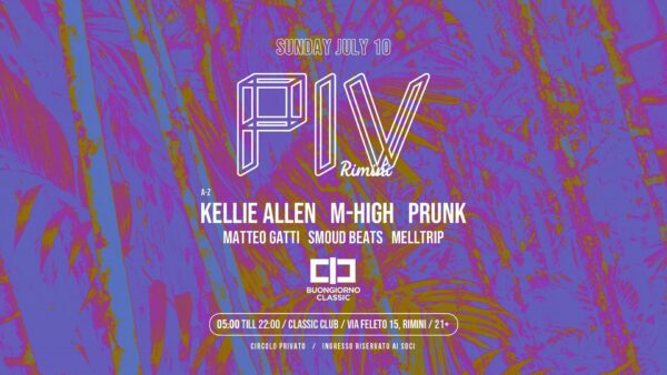 Prunk e PIV Label protagonisti del nuovo after al Buongiorno Classic