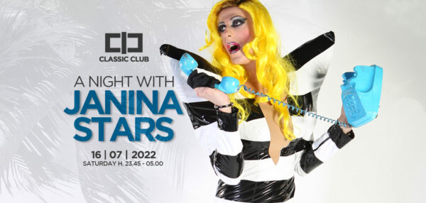 Janina Star anima il nuovo sabato del Classic Club Rimini