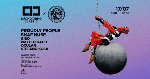 Domenica alternativa al Classic Club con i Proudly People