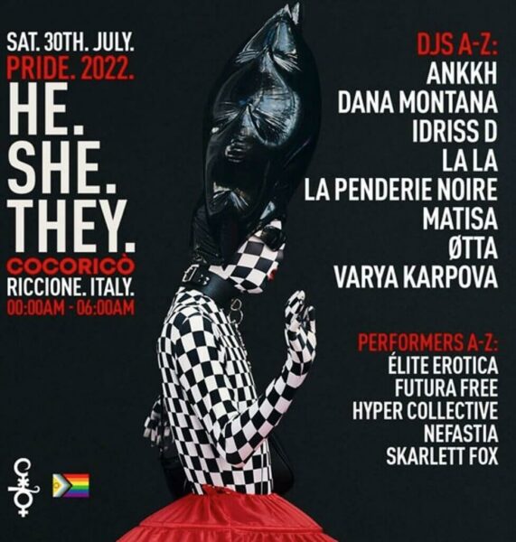 Cocorico Riccione presenta Rimini Summer Pride after party