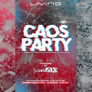 Living Club Caos Party,Scuola Zoo,Deejay Resident