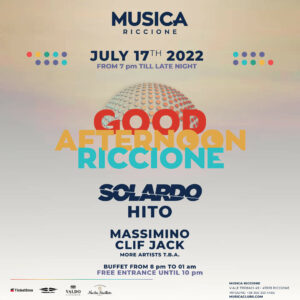 Musica Riccione presenta Good Afternoon Riccione.