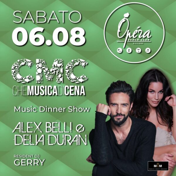 Alex Belli e Delia Duran protagonisti all’Opera Riccione