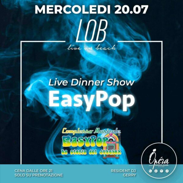 EasyPop in concerto live all’Opera Riccione