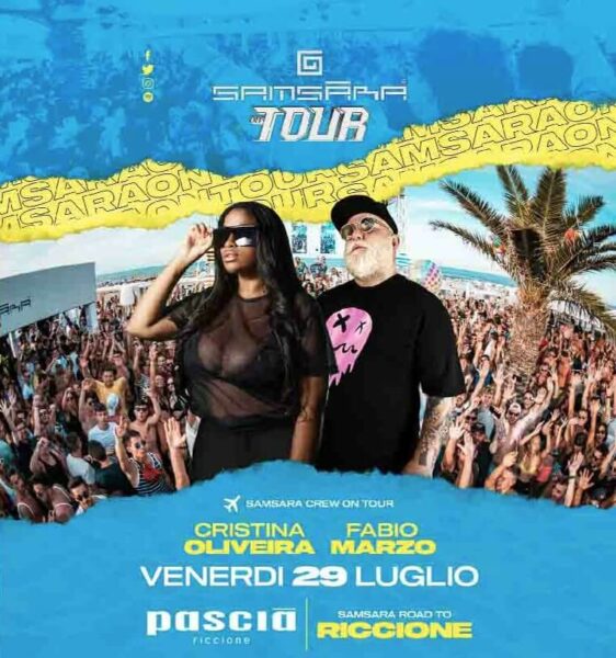 Samsara on tour alla discoteca Pascià Riccione
