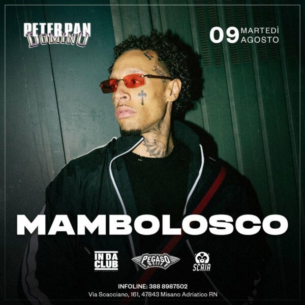 Il grande Mambolosco ti aspetta al Peter Pan Riccione