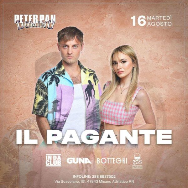 Ferragosto Peter Pan Riccione con il Pagante