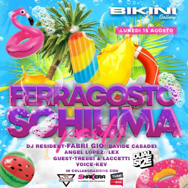 Ferragosto Bikini Cattolica con lo Schiuma Party e i Los Diablos