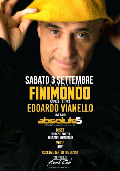 Serata commerciale al Frontemare Rimini con Edoardo Vianello e gli Absolute 5
