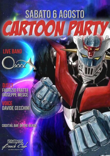 Frontemare Rimini presenta Cartoon Party con gli OXXXA