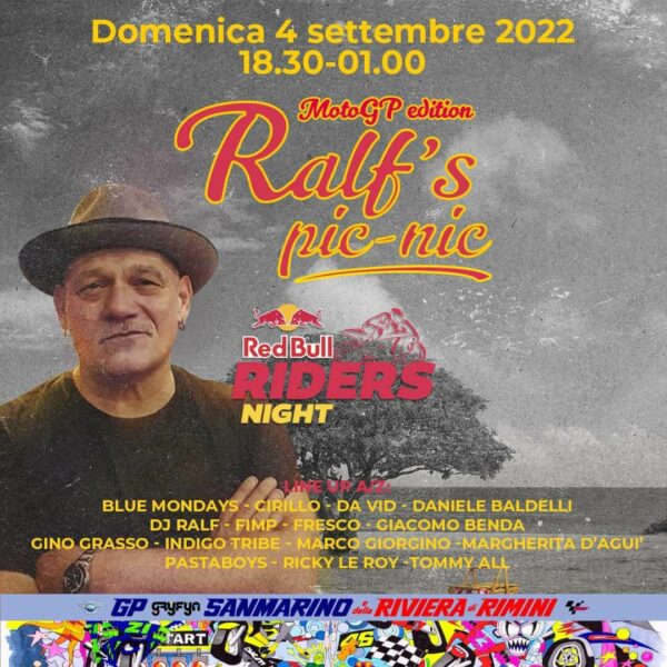 Dj Ralf ti aspetta per il suo pic nic nel giardino Peter Pan Riccione