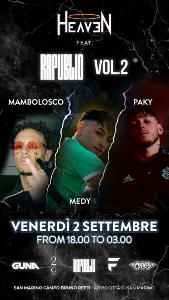 Rapublic Hip Hop Festival con Mambolosco, Paky e Medy