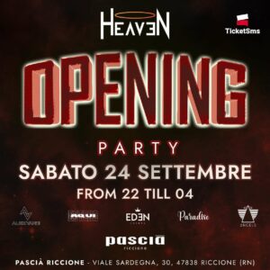 Pascià Riccione Opening Party,Deejay Resident