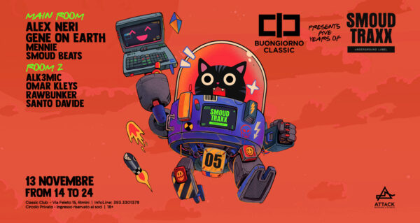 Nuova domenica di musica techno al Classic Club Rimini con Alex Neri