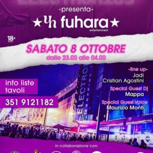 Serate, Feste, Concerti ed Eventi Fuhara,Jadi,Cristiano Agostini,Maurizio Monti