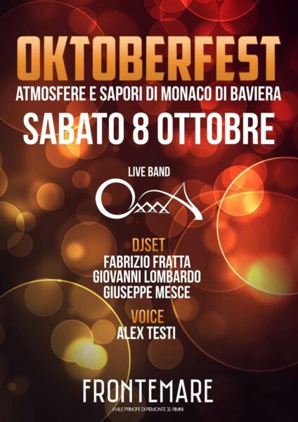 Gli OXXXA in concerto per il nuovo sabato Frontemare Rimini