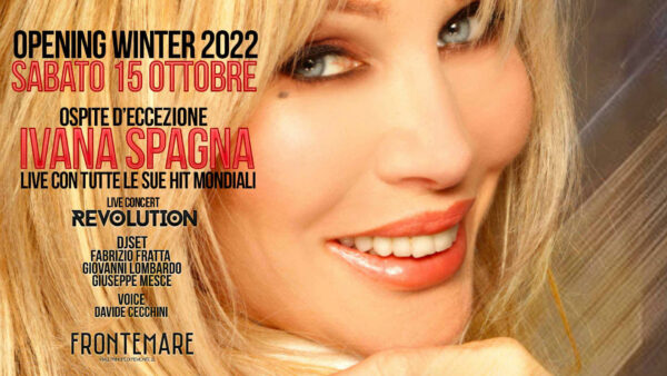 Ivana Spagna e Revolution sono i protagonisti del nuovo sabato Frontemare Rimini
