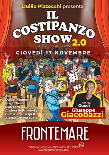 Frontemare Rimini ti aspetta per il Costipanzo Show 2.0.