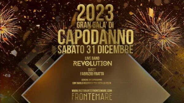 Capodanno Frontemare 2022 con i Revolution Band.