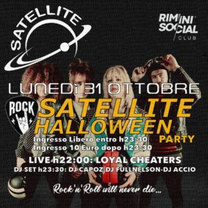 Halloween Rock al Satellite Rimini con i Loyal Cheaters