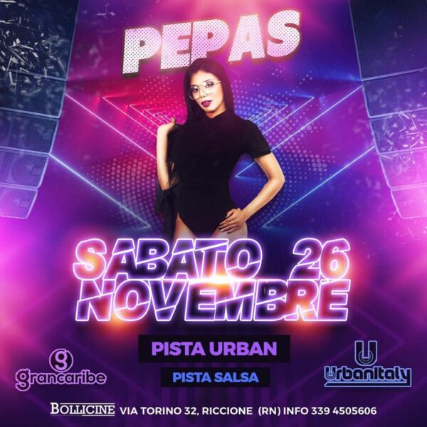 Sabato Bollicine Riccione torna alla carica con Pepas